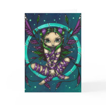 "Purple Ribbon Fairy" Greeting Card