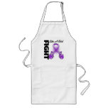 Purple Ribbon Fight Like A Girl aprons