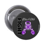Purple Ribbon Fight Like A Girl buttons