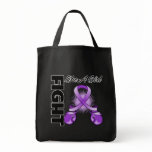 Purple Ribbon Fight Like A Girl bags