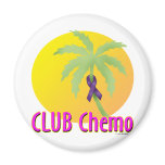 Purple Ribbon magnets