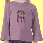 Purple Ribbon Reindeer (Alzheimer's Disease) t-shirts