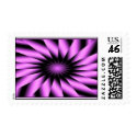 Purple Ribbon Star postage by pauljohnkurf Purple Ribbon Star postage