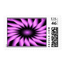 Purple Ribbon Star postage