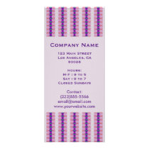 purple ribbons rack cards