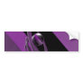 Purple rings & sphere (Spiral music) Bumper Stickers