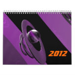 Purple rings &amp; sphere (Spiral music) Calendars