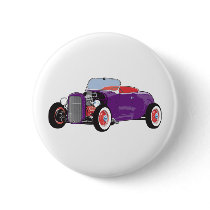 Purple Roadster buttons by hotrodshirts Purple Roadster buttons