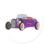 Purple Roadster Sticker