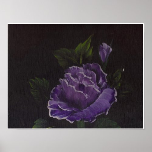 Purple Rose 3 print