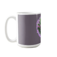 Purple Rose Heart mug