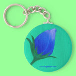 Purple Rose Key Chain keychains