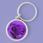 Purple Rose keychain