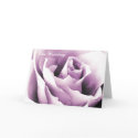 Purple Rose Note Cards Template