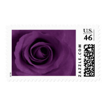 Purple Rose of Artsy Postage