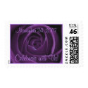 Purple Rose postage