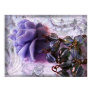 purple, lavender, rose, jewel, jewelry, pendant,