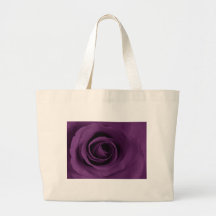Purple Rose Tote Bags