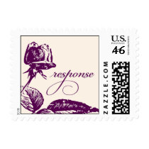 Purple Rosebud Response stamp