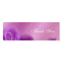 Purple Roses Thank You Wedding Card business cards by elenaind Purple Roses Thank You Wedding Card business cards