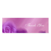Purple Roses Thank You Wedding Card business cards by elenaind Purple Roses Thank You Wedding Card business cards