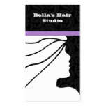 Purple Salon businesscards business cards