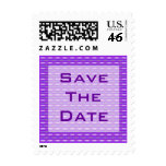 purple Save the Date Stamps