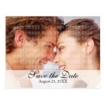 Purple Save the Date Postcard
