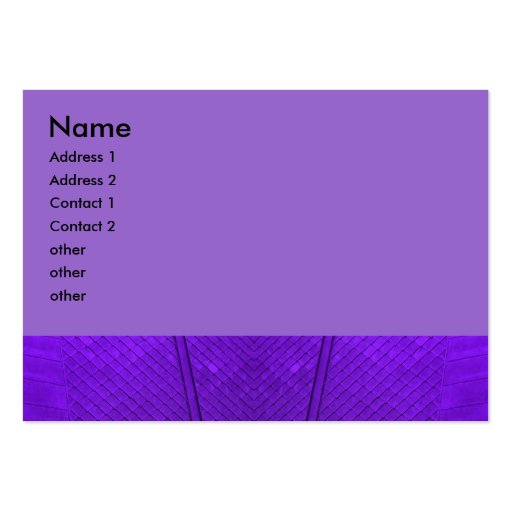 purple scales business card templates