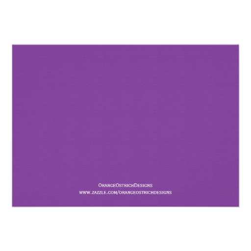 Purple Script Engagement Party Invitation