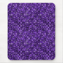 purple sequin effect mousepad