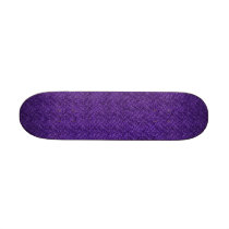 purple sequin effect skateboard