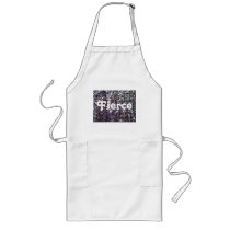 Purple Sequins & Beads Apron