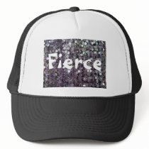 Purple Sequins & Beads Trucker Hats