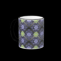 purple shapes Mug by webunicorn purple shapes Mug