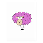 Purple sheep post card