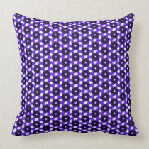 Purple Shock retro pattern pillow cushion pillows