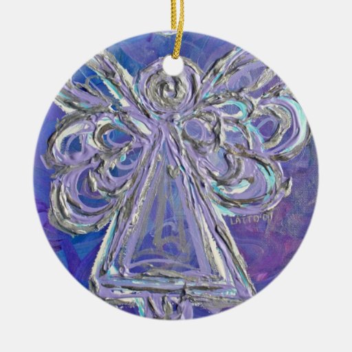 purple silver angel ornament zazzle purple silver angel ornament zazzle