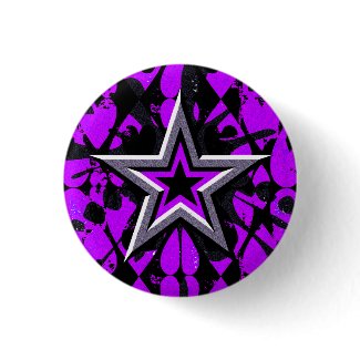 Purple & Silver Star button
