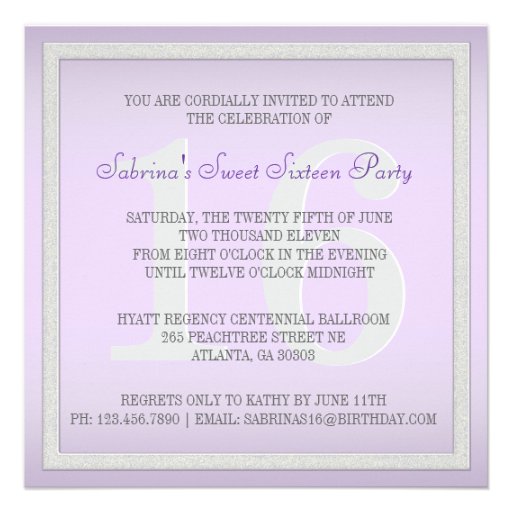 Purple Silver Zebra Invite Ribbon & Jeweled Bow