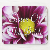 Purple Sister Of The Bride Bouquet mousepads by WeddingsBest Purple Sister Of The Bride Bouquet mousepads