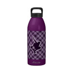 Purple Skateboarding Water Bottle