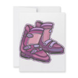Purple Ski Boots Custom Invite