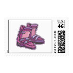 Purple Ski Boots postage