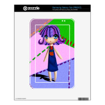 Purple Samsung Galaxy Tab Skin