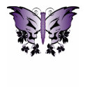 Purple Skull Butterfly t-shirts