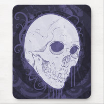 Purple Skull mousepads by Krissy_B Purple Skull mousepads