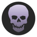 Purple Skull stickers by JKcoder Purple Skull stickers