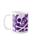 Purple Skulls mugs by MugThug Purple Skulls mugs