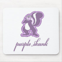 Purple Skunk Mouse Pad mousepads by jhernandezviva Purple Skunk Mouse Pad mousepads